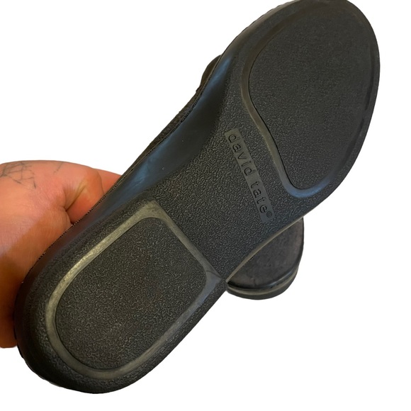 David Tate Leather Suede Slip-on Loafer Gun Metal Gray Comfort Woman’s Size 6 DT - Picture 16 of 16